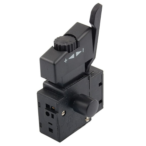 Electric Hand Drill Parts Optional Lock on Speed Control Switch  250V 6A