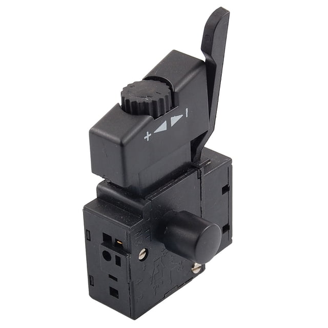 Electric Hand Drill Parts Optional Lock on Speed Control Switch AC 250V 6A