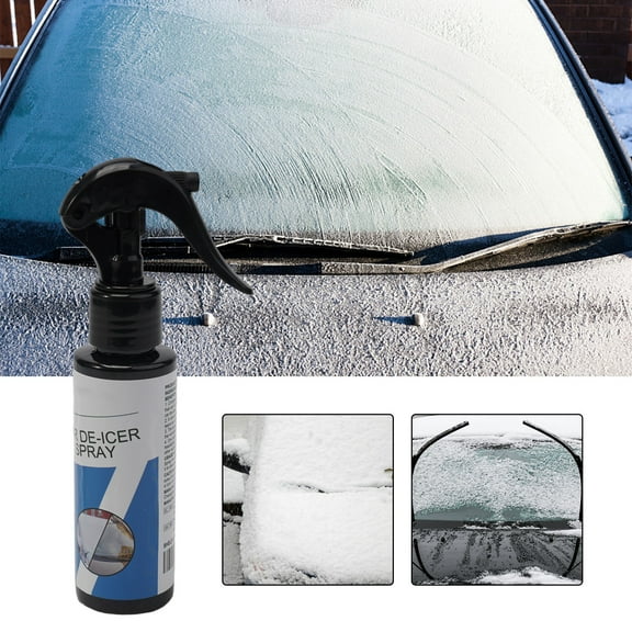 Rooha Deicer Spray Ice Remover Agent Up Keyholes Car Windshield Deicer Deicing