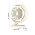 thumbnail image 3 of XGFHYJEH Desk Fan, Box Fan, Small Fan, Box Fans for Home, Desk Fans under $15.00, Small Box Fan, Portable Personal Quiet Electric Fan for Home, Plastic, 3 of 6