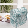 thumbnail image 3 of Floral Stand Mixer Cover, Continuous Pattern Image of Branches and Leaves on Plain Background, Kitchen Appliance Organizer Bag Cover with Pockets, 5 Quarts, White and Dark Seafoam, by Ambesonne, 3 of 4