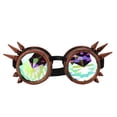 thumbnail image 4 of Goggles de Kaleidoscope, Halloween Kaleidoscope Goggles Lentes de de Iris Ajustable Trippy Psychedélico Steampunk Goggles, 4 of 7
