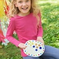 thumbnail image 6 of 4M: Make Your Garden: Stepping Stone - DIY Ceramic Yard Decor Kit, All-In-1 Art & Craft Set, 7.5" Mold, Decorate W/ Beads-Glitter-Stones, Kids Ages 8+, 6 of 11
