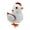White, variant on Interactive Walking Chicken Plush Toy, Electronic Animated Bird with Sound and Movement, Realistic Fluffy Pet for Imaginative Play Chirping Chicken Toy