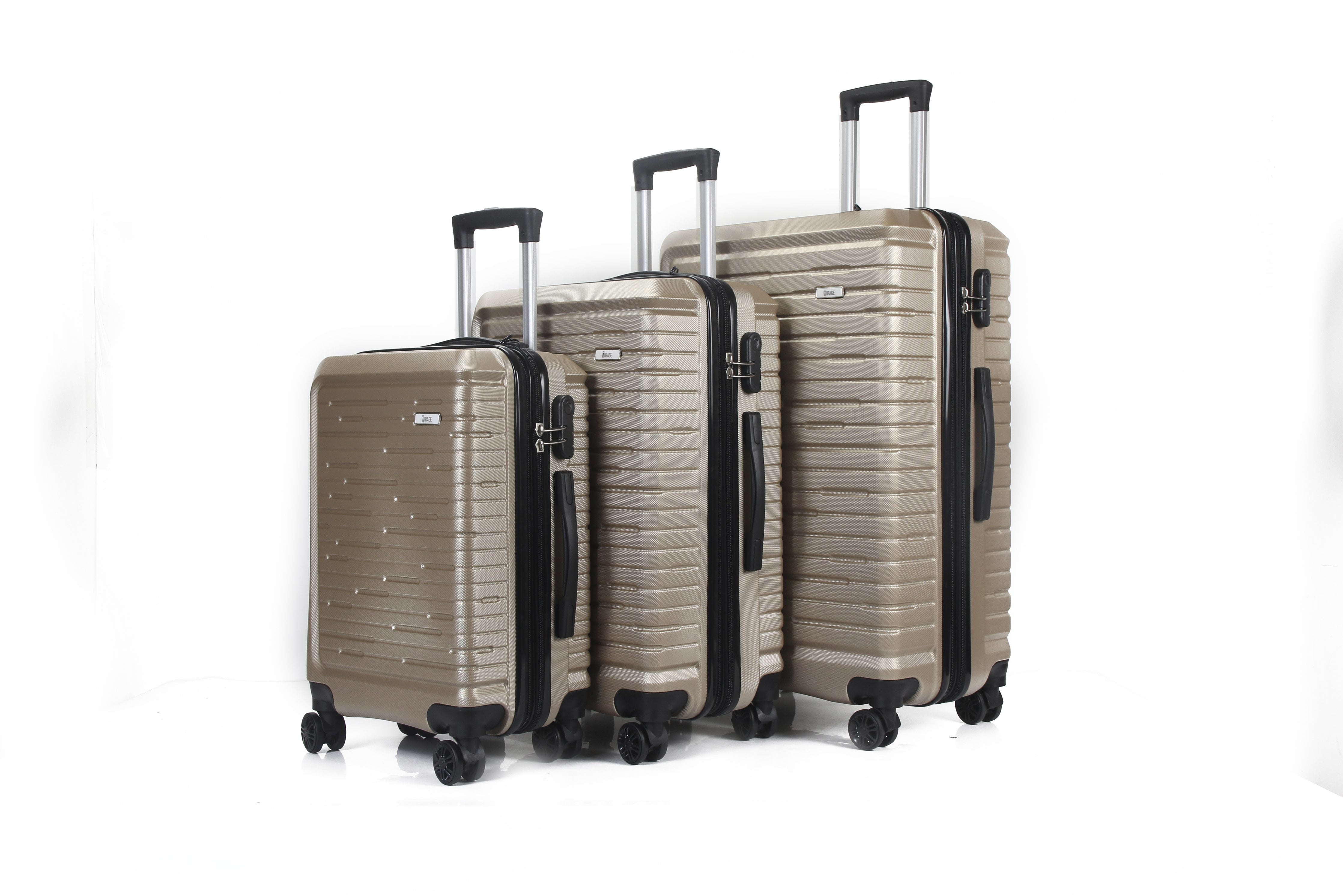 Mirage CHLOE Expandable ABS Hard shell Lightweight 360 Dual Spinning Wheels Combo Lock 28" 24