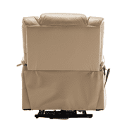 JUUXO Lay Flat Lift Recliner Sleeping Chair in 25 Seat Width, Large Power Lift Chair for Elderly, Extra Wide Heated Massage Chair 400 lbs