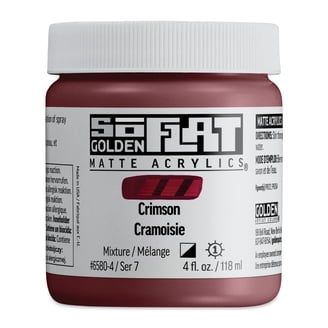 GOLDEN SoFlat Acrylic Paint - Fluorescent Violet, 4 Fl Oz (118ml) Jar, Matte Finish, Made In USA