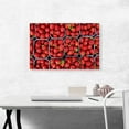 thumbnail image 2 of ARTCANVAS Strawberries Pattern Supermarket decor Canvas Art Print - Size: 26" x 18" (1.50" Deep), 2 of 9
