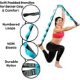 thumbnail image 3 of Stretching Strap With Loops - Non Elastic Stretch Band For Physical Therapy, Yoga Strap For Stretching Equipment, Stretch Bands For Exercise And Flexi, 3 of 5