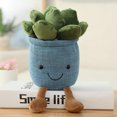 thumbnail image 3 of Juguete de peluche Kawaii Sunnimix plantas decoración hogar Azul 25cm, 3 of 8