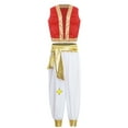 thumbnail image 1 of Xnihocha Ensemble de Vêtements pour Garçons Super Frère Toad, Pantalons Princesse Arabe Rouge 16, 1 of 7