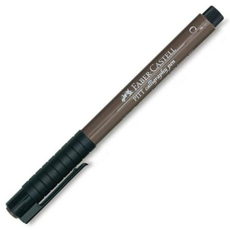 Faber Castell Sepia Calligraphy Pen 2mm Chisel Nib