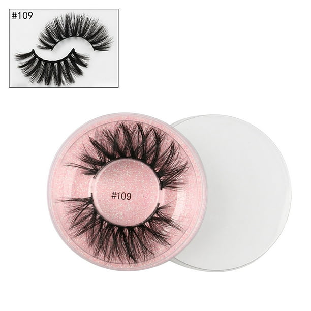 1 par de pestañas postizas 3D de alto volumen, herramienta de maquillaje para ojos, pestañas postizas