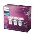 thumbnail image 4 of PHILIPS 4W MR16 GU10 Base Daylight Dimmable LED Light Bulb - 3 Pack, 4 of 6