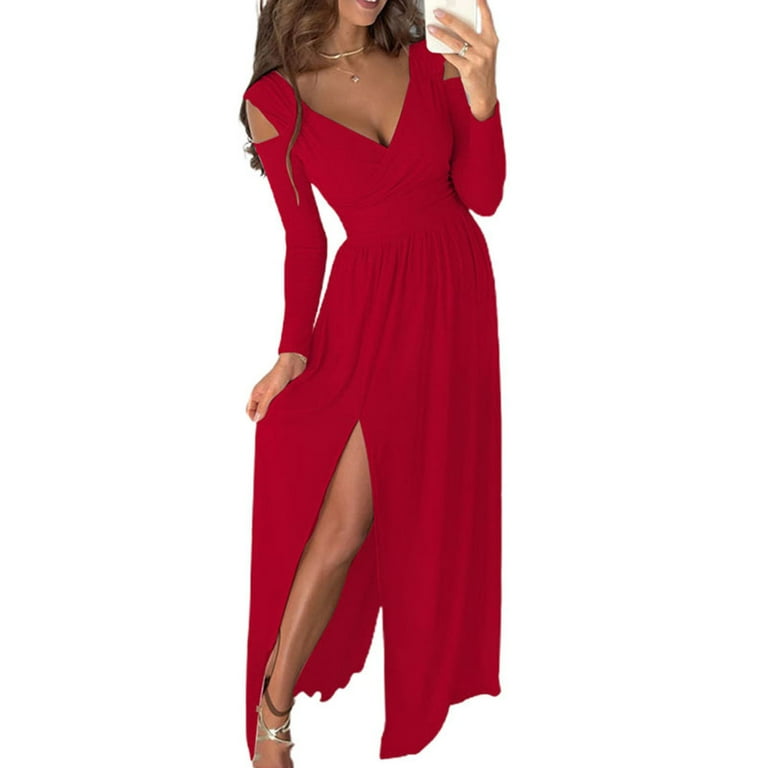 Women s Lady Long Dress Casual Evening Dress Suitable For Women
