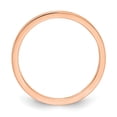 thumbnail image 2 of Solid 14K Rose Gold 1.2mm Criss-Cross Pattern Stackable Band Thin Wedding Anniversary Ring Size 8.5, 2 of 5