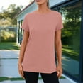 thumbnail image 6 of SUNBS Shirts for Women Summer Spring Tops Short Sleeve Oversized T Shirts Women Clothes Trendy, 6 of 7