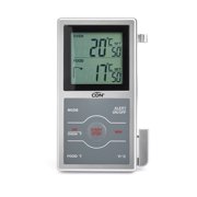 Dual-Sensing Probe Thermometer/Timer - White