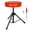 orange, variant on 5 Core Adjustable Drum Throne, 3 Inch Thick Memory Foam Padded Drummer Stool Supports Up to 330 Lbs