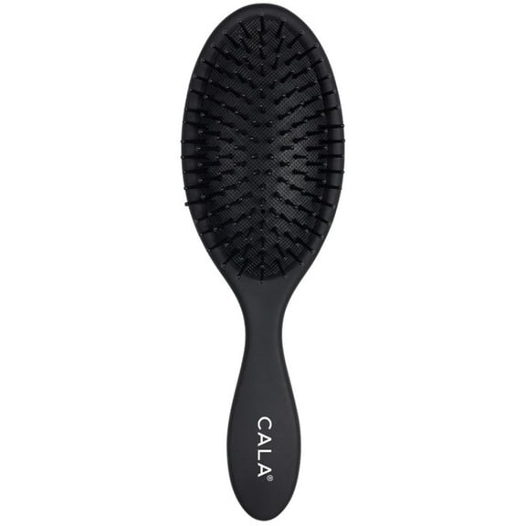 SOFT TOUCH OVAL HAIR BRUSH (BLACK)
