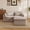 Khaki, variant on Sodrens 67" Oversized Chaise Lounge Chair Indoor,Cloud Plush Corduroy Upholstered Sofa Bed,Modern Deep Seat Sofa with Back Cushion,Pillows,Cozy Sleeper Couch for Living Room,Brown