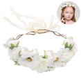 thumbnail image 3 of Flower Headband Multi-purpose Cute Artificial Hair Wreath Flower Crown for Girls, 3 of 8