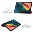 thumbnail image 4 of Hard Back Shell For Coque TCL Tab 10s 9080G Smart Case Tri-folded Standing Cover for TCL NXTPAPER 10s 9081X 9081X2 Tablet Funda Black TCL Tab 10s 2021, 4 of 6