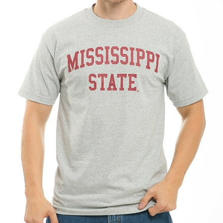 Mississippi State University Alumni - Mississippi State University, Medium - NCAA, Game Day Mens Tee T-Shirt - W Republic - Heather Grey