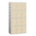 thumbnail image 3 of Plastic Locker - Four Tier - 3 Wide - 73 Inches High - 18 Inches Deep - Blue - Unassembled, 3 of 3