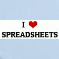 thumbnail image 2 of CafePress - I Love SPREADSHEETS Infant Bodysuit - Baby Light Bodysuit, Size Newborn - 24 Months, 2 of 4