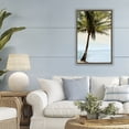 thumbnail image 2 of Stupell Industries Honduras Coast Palm Tree Brown Framed Floater Canvas Wall Art design by Natalie Carpentieri, 31 x 21, 2 of 9