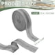 thumbnail image 2 of Cinta de dobladillo instantánea Uxcell para planchar, cinta de dobladillo sin coser para pantalones, tiras adhesivas lavables, gris, 1 Pcs, 10.9 Yard, 2 of 7