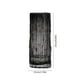 thumbnail image 3 of Jarrón Glaciar | Jarrón decorativo moderno de vidrio para el hogar y el jardín | Elegante jarrón negro o blanco | Obra de arte de 24 cm de alto, 3 of 6
