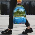 thumbnail image 2 of Easygdp Island And Coral Reef Mochila Ligera de 15 Pulgadas para Estudiantes, Mochila Cómoda para la Escuela y Viajes, Correas Ajustables, 2 of 6