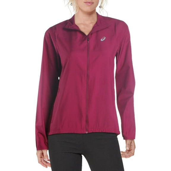 ASICS Womens Silver Jacket, Purple, X-Large