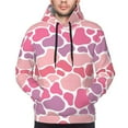 thumbnail image 4 of Hoodies for Men - Multicolor Cow Print Long Sleeve Comfrt Men'S Fashion Hoodies & Sweatshirts, Sweatshirts for Men Hoodies Pullover Clothing Clothes with Pouch, 4 of 7