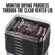 Weston 6 Tray Electric Food Dehydrator Machine with Digital Timer, Adjustable Thermostat, 500 Watts, Black