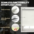 thumbnail image 2 of ShadeMart Cordless Blackout Roller Shades, Thermal Insulated & UV Blocking Fabric, Easy Pull-Down Window Blinds for Home & Office, Room Darkening & Energy Efficient(35" W x 72" H, Light Beige), 2 of 7