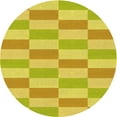 thumbnail image 1 of Ahgly Company Machine Washable Indoor Square Transitional Banana Yellow Area Rugs, 3' Square, 1 of 7