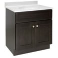 thumbnail image 6 of Design House Brookings 30" Ready to Assemble Solid Wood Bathroom Vanity, Espresso, 6 of 17
