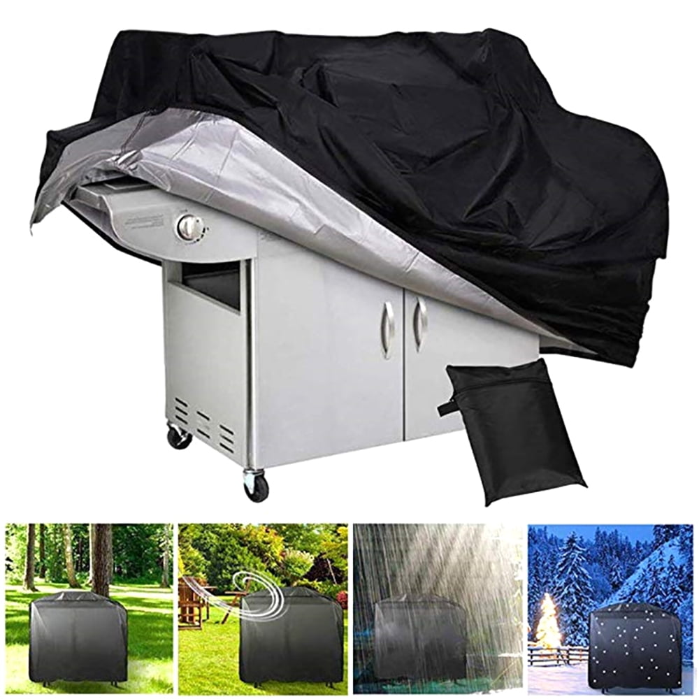 420D Oxford Fabric Waterproof Round BBQ Grill Cover Nasharia Barbecue Cover 