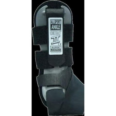 - Allsport Dynamics 144 Ortho-II Ankle Support - Right (Black, OSFM)