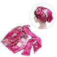 thumbnail image 3 of Floral Satin Sleeping Cap for Women Chemotherapy Patients with Rosy Prints and Hair Protection Features, 3 of 5
