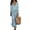 Light Blue #24, variant on Womens Fall Sets Flowy Long Sleeve V Neck Knit Sweater Matching Camisole Maxi Dress Satin Cozy Fall Teacher Outfits Purple L