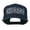 Navy, variant on Chicago Embroidered Flat Bill Cap - Natural Black OSFM