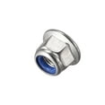 thumbnail image 4 of Uxcell M6 Nylon Insert Hex Lock Nuts with Flange, 304 Stainless Steel, Plain Finish, 5 Pack, 4 of 5