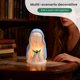 thumbnail image 3 of Estatua de la Virgen María con Luz Nocturna para Oración en el Recámara, Lámpara de Decoración Religiosa Católica de Resina, 3 of 6