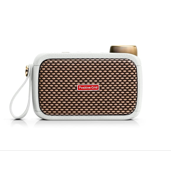 POSITIVE GRID Amplificador de Guitarra Inteligente Ultraportátil de 5w y Altavoz Bluetooth SPARK GO PEARL POSITIVE GRID