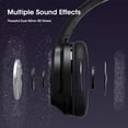 thumbnail image 4 of Auriculares sobre la oreja inalámbricos 80H tiempo de reproducción, auriculares Bluetooth sobre la oreja con 3 modos de ecualizador, micrófono ENC incorporado, graves profundos, estéreo HiFi plegable, 4 of 5