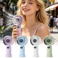 thumbnail image 1 of Vacemry 4Pcs USB Rechargeable Handheld Fan, Slim High-Speed Digital Display Powerful Wind, Desktop Fan Outdoor Fan for Home Office Travel Camping, 1 of 9